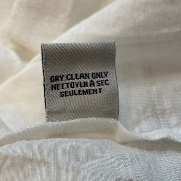 Anthropologie Ranna Gill Linen Lace Tank Top XXS White Boho Cottagecore - Picture 11 of 11